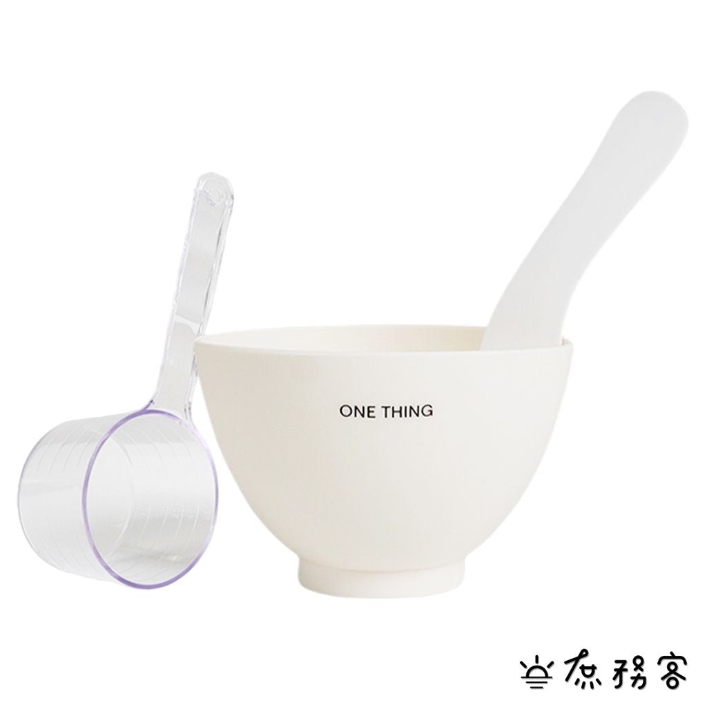 one thing 軟膜工具組 泥膜工具組 泥膜 工具組 面膜 軟膜 矽膠刷具 面膜刷 軟膜碗 韓國 庶務客