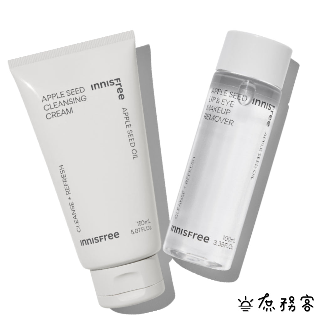 INNISFREE 蘋果籽卸妝乳霜 蘋果卸妝霜 卸妝 蘋果籽潔面霜 韓國 庶務客