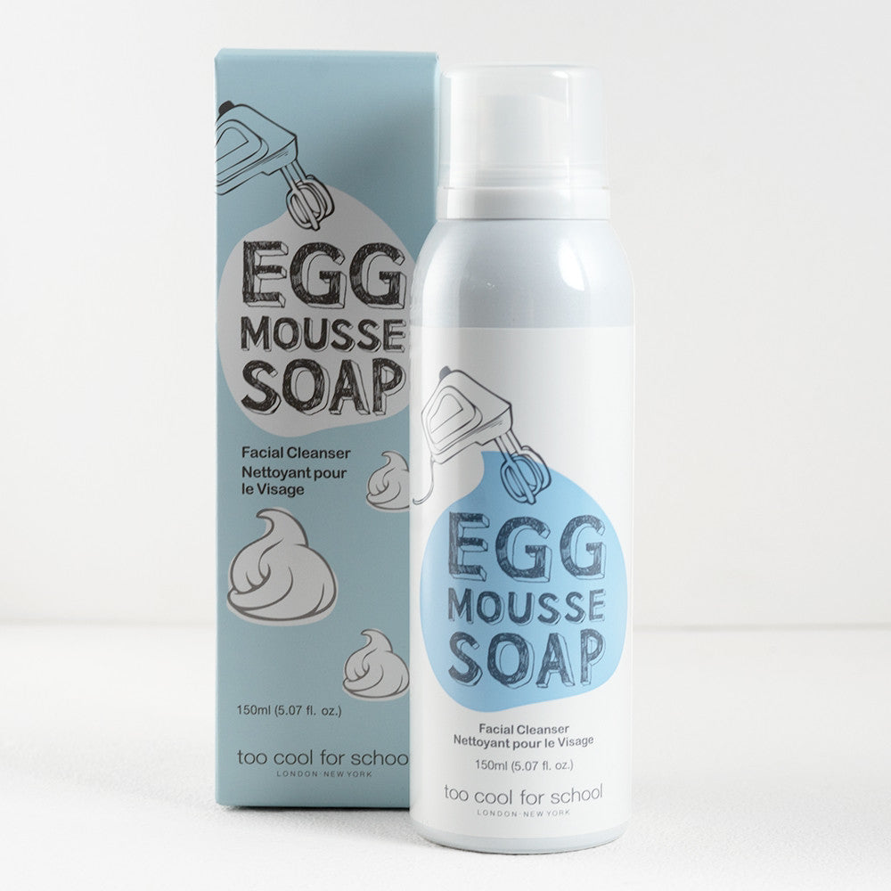 Too Cool For School EGG 白滑雞蛋面膜 洗臉慕絲 洗面乳 清潔泡沫 雞蛋面膜 韓國 庶務客