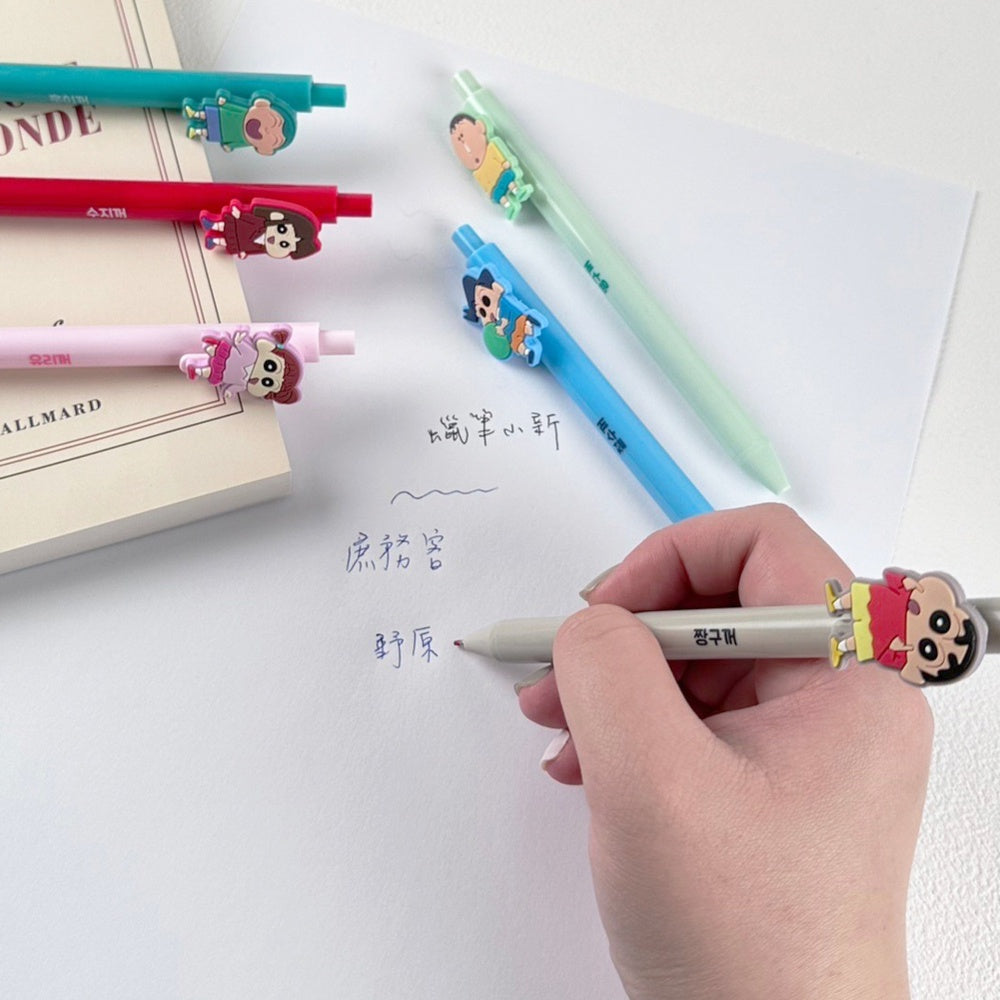 DAISO 韓國大創 蠟筆小新原子筆 蠟筆小新 迪士尼公主 送禮 禮物 學生 鉛筆 可替換筆芯 小葵 韓國 庶務客