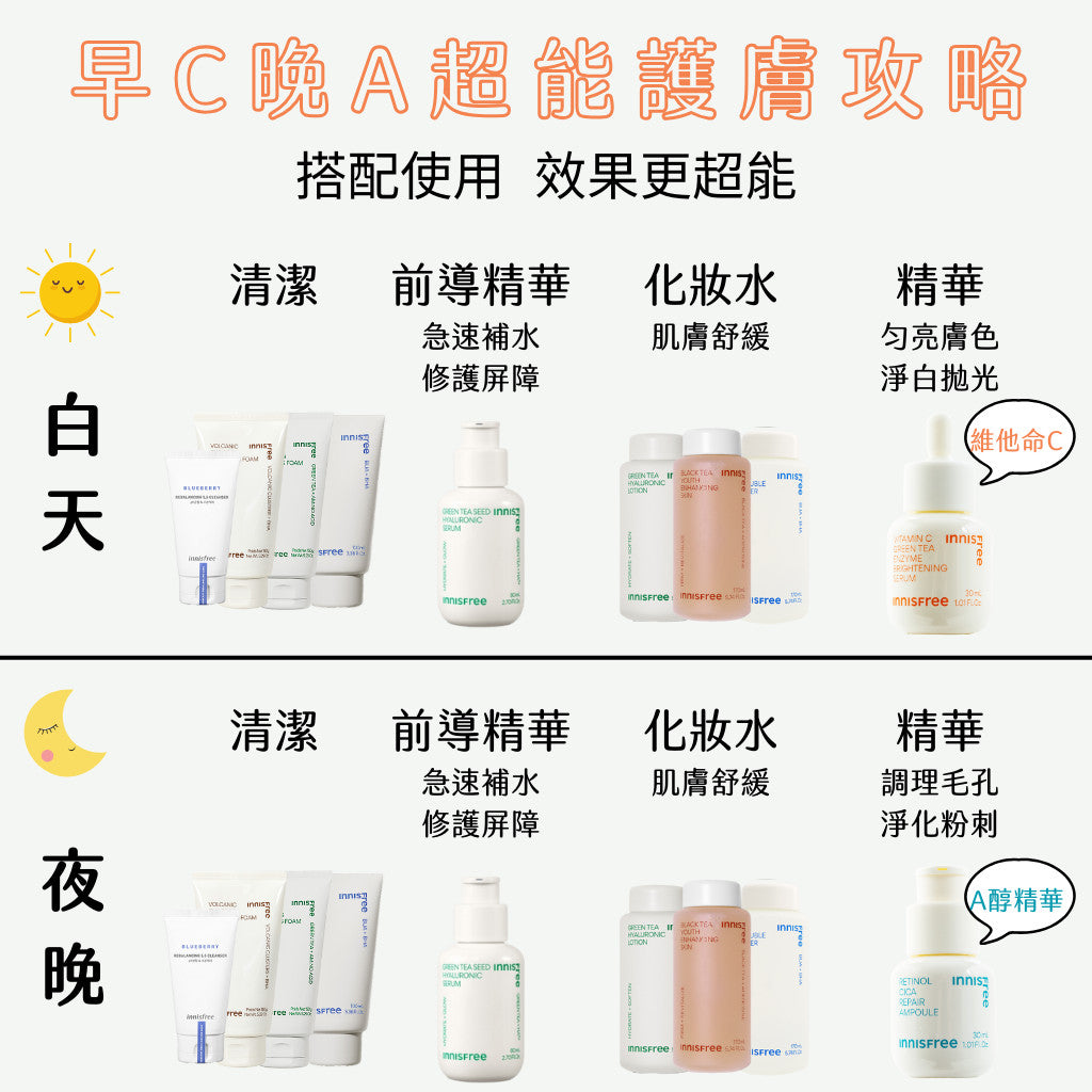 innisfree 維他命C淨亮精華 維他命C精華 精華 早C晚A 毛孔 精華液 保濕 現貨 正品 韓國 官方 庶務客