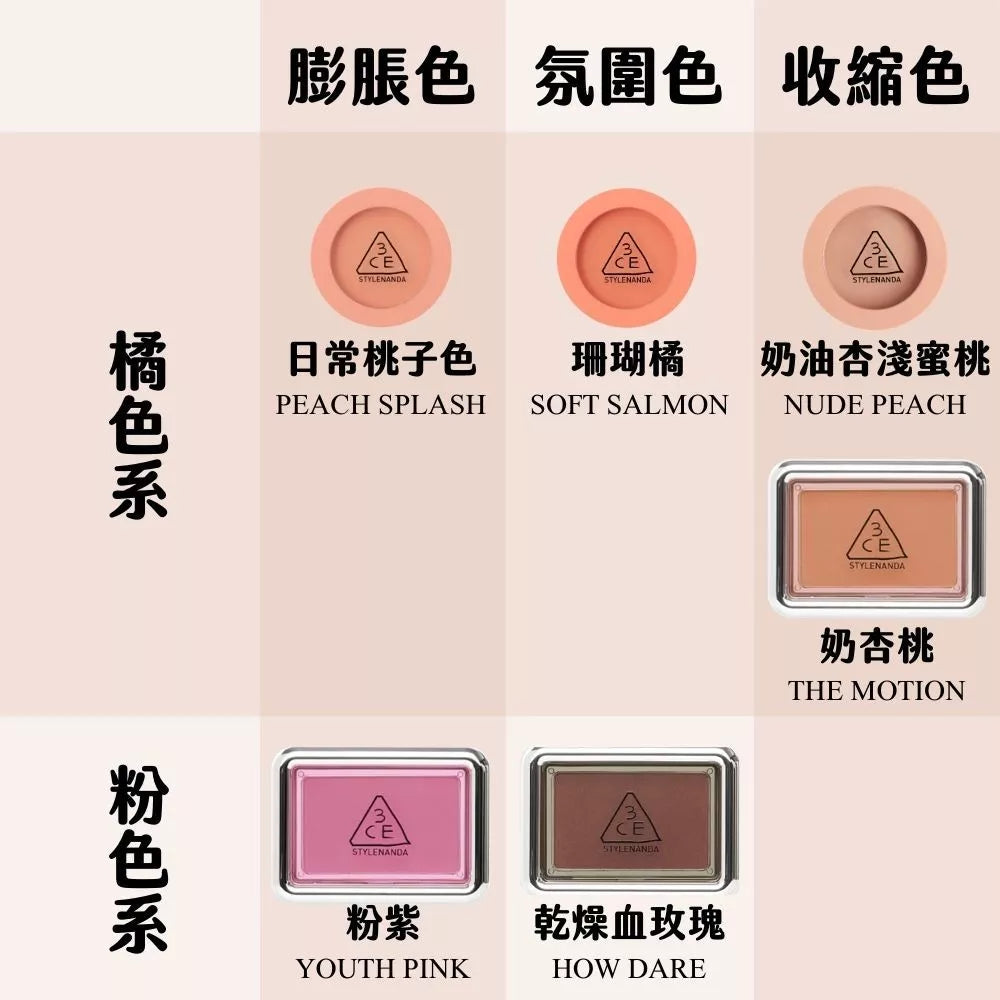 3CE MOOD BLUSH 風格 腮紅