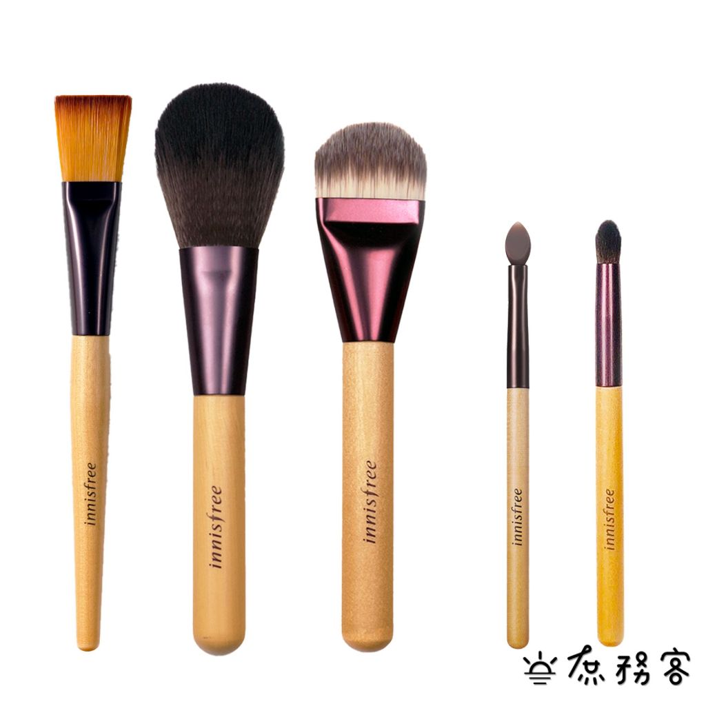 Innisfree刷具 蜜粉刷 腮紅刷 修容刷 眼影刷 我的粉底專用刷粉底刷 打亮刷 面膜刷 韓國 庶務客
