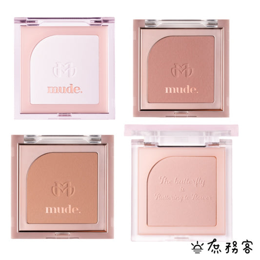 mude. 柔霧單色腮紅 mude 腮紅 透明 霧面 霧面腮紅 修容 韓國 庶務客