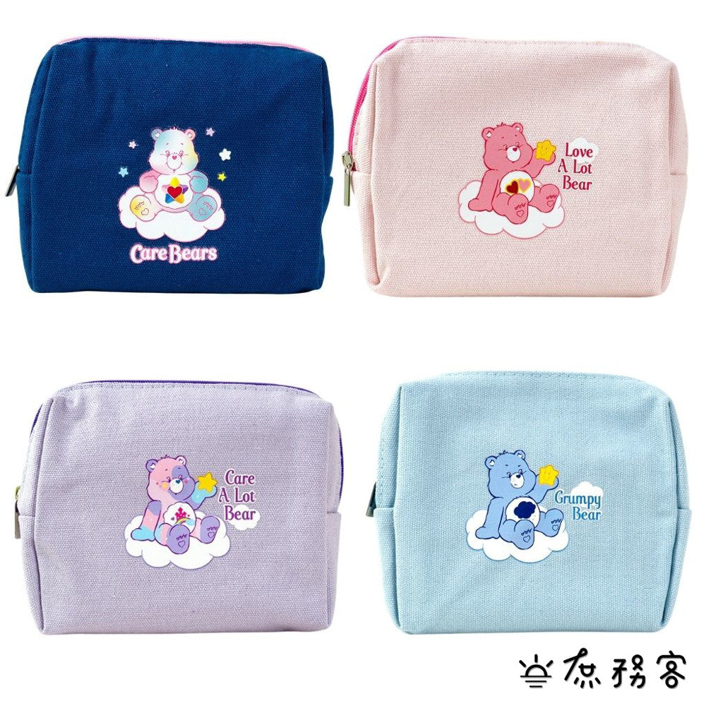 DAISO 韓國大創 Daiso 帆布收納包 帆布包 小包 彩虹熊 迷你包 絨毛熊 韓國 庶務客