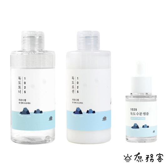 Round lab 獨島化妝水 乳液 安瓶 獨島 RoundLab 化妝水 乳液 保濕 評價第一名 現貨 韓國 庶務客
