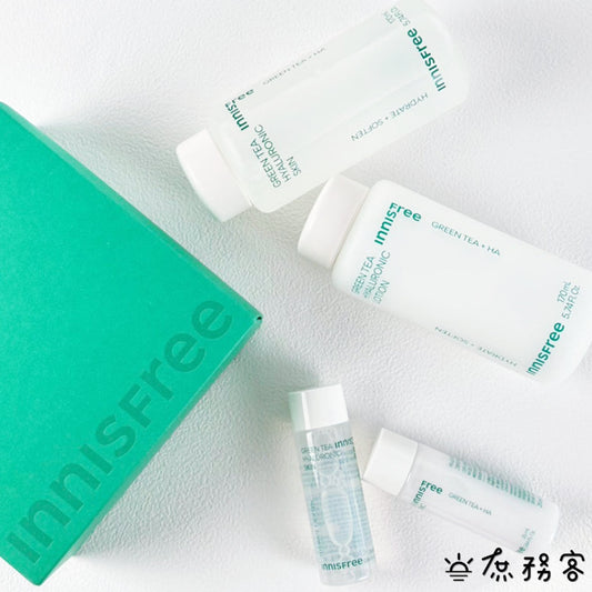 Innisfree 悅詩風吟 綠茶平衡套盒 綠茶 乳液 綠茶籽玻尿酸乳液  綠茶籽玻尿酸化妝水 2+2 韓國 庶務客