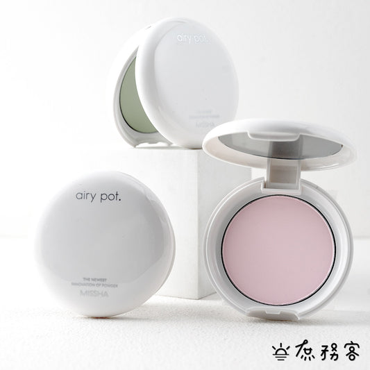 MISSHA 控油定妝蜜粉餅 防汗 防水 持久 定妝 蜜粉餅 蜜粉 校正膚色 airy pot 韓國 庶務客