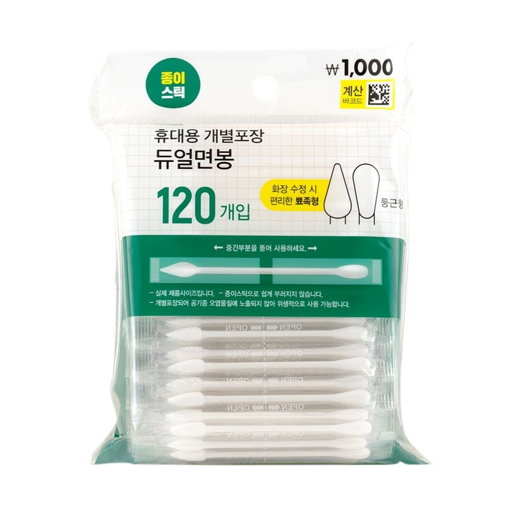 DAISO 韓國大創 便攜式棉花棒 棉花棒 獨立包裝 雙頭棉花棒 攜帶方便 韓國 庶務客