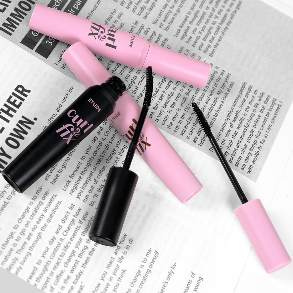 Etude House 睫毛膏 睫對出色睫毛膏 持久捲翹睫毛膏 Curl Fix 防暈染 捲翹 Catie 庶務客