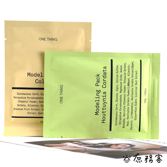 ONE THING 專業調理軟膜 軟膜 魚腥草 膠原蛋白 面膜  oliveyoung 現貨 正品 韓國 庶務客