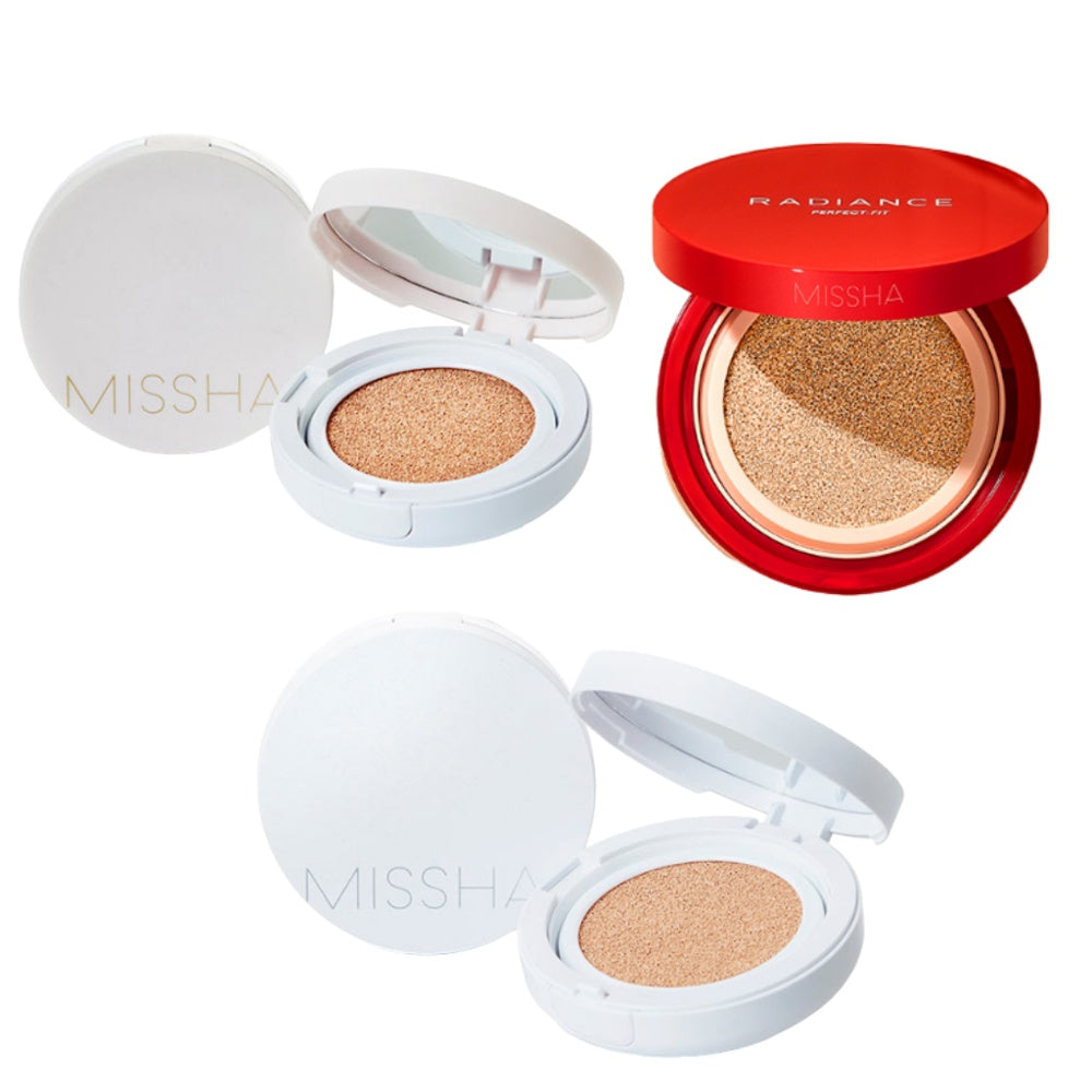 MISSHA 氣墊粉餅 紅絲絨 紅盒 持久遮瑕 水感保濕 金盒 銀盒 魔法 氣墊粉餅 韓國 庶務客