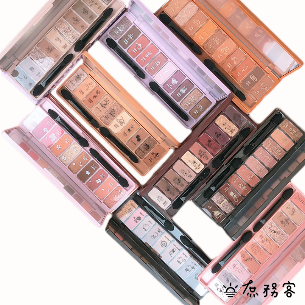 Etude house 眼影盤 皮革眼影盤 十色眼影盤 麵包盤 巧克力眼影盤 烘培盤 楓葉盤 麵包盤 韓國 庶務客