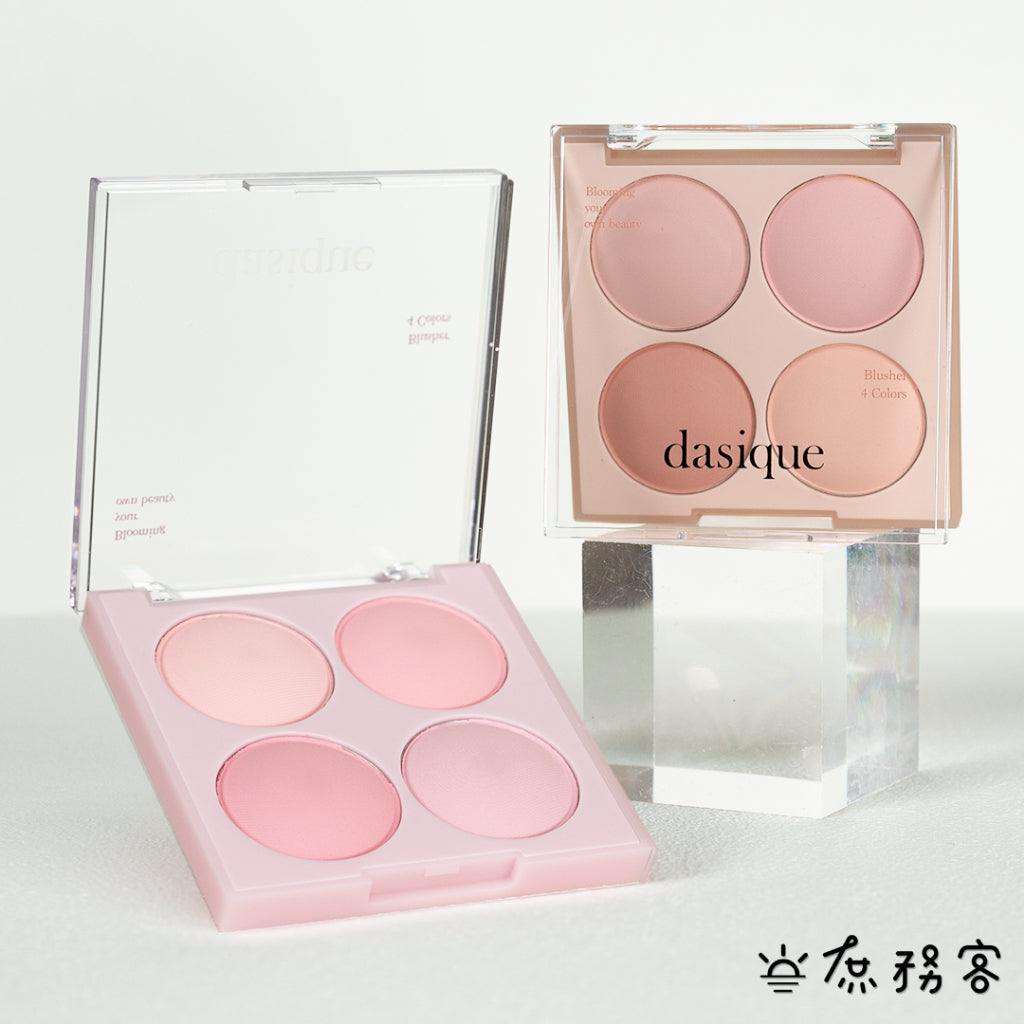 韓國 Dasique 四色腮紅盤 腮紅盤 腮紅 頰彩 四色腮紅現貨 蜜桃盤 庶務客