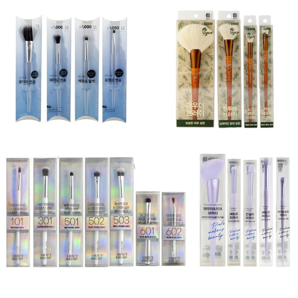 DAISO 韓國 大創 韓國大創 刷具 純素刷具 蜜粉刷 鼻影刷 鼻影 修容刷 眼影刷 韓國代購 韓國 庶務客