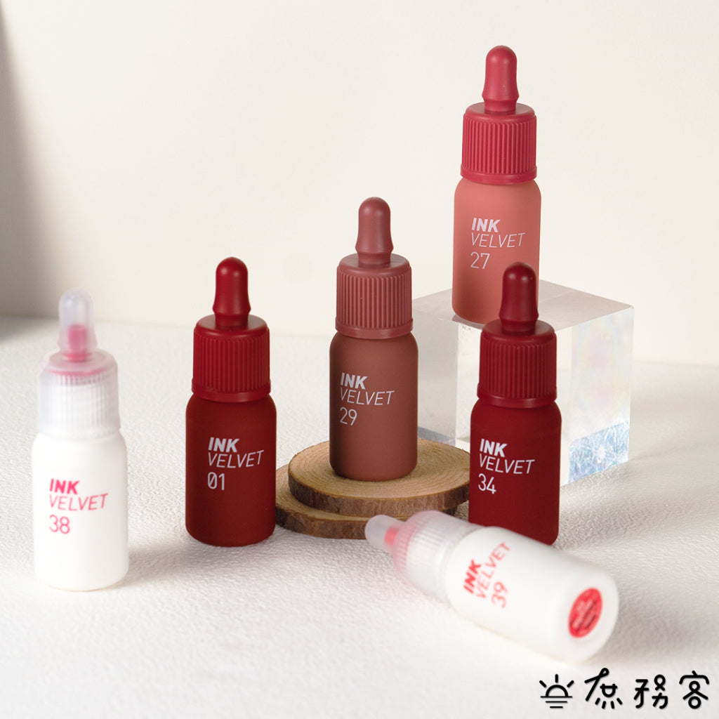 peripera ink velvet 霧面 絲絨 唇釉 墨水唇釉 口紅 唇彩  奶瓶唇釉 歐美色系 韓國代購 庶務客