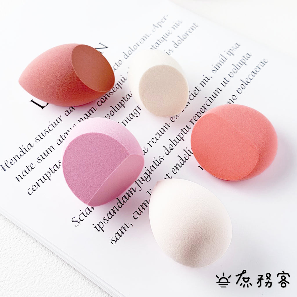 DAISO 韓國大創 美妝蛋 海綿粉撲 美妝蛋 葫蘆 水滴 切面 切角 馬卡龍 粉撲 8P斜切 韓國 庶務客