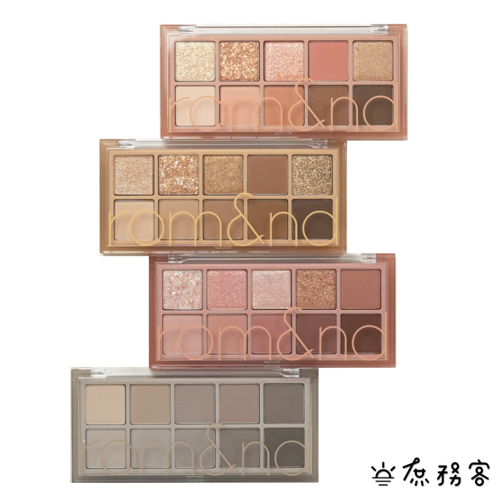 rom&nd 祕密花園系列 牛奶系列 音符眼影盤 四格眼影 眼影盤 十色眼影 romand 庶務客
