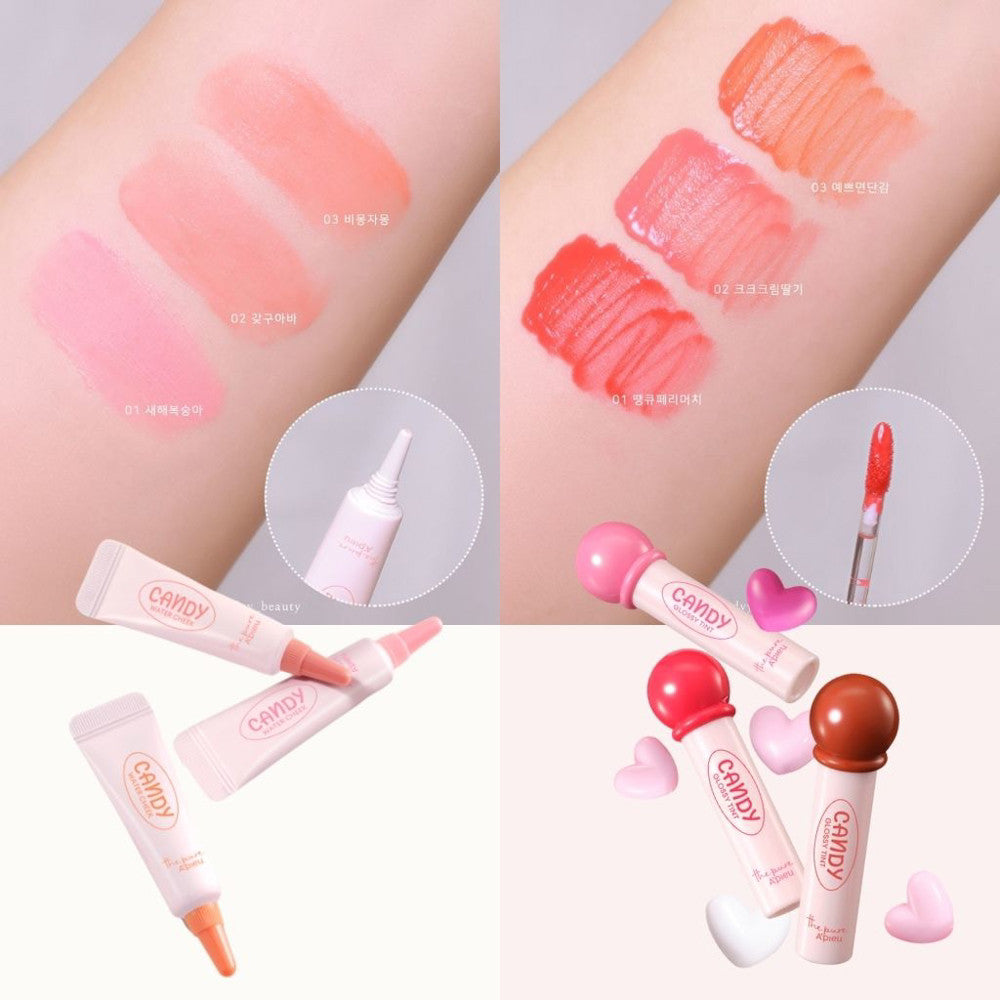 A'pieu & DAISO 糖果唇釉 腮紅