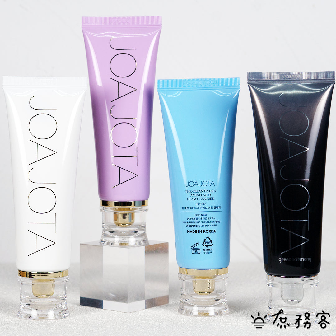 JOAJOTA 氧氣洗面乳 小白管 小黑管 小藍管 小紫管 120ml 保濕 清潔 控油 單入售 韓國 庶務客