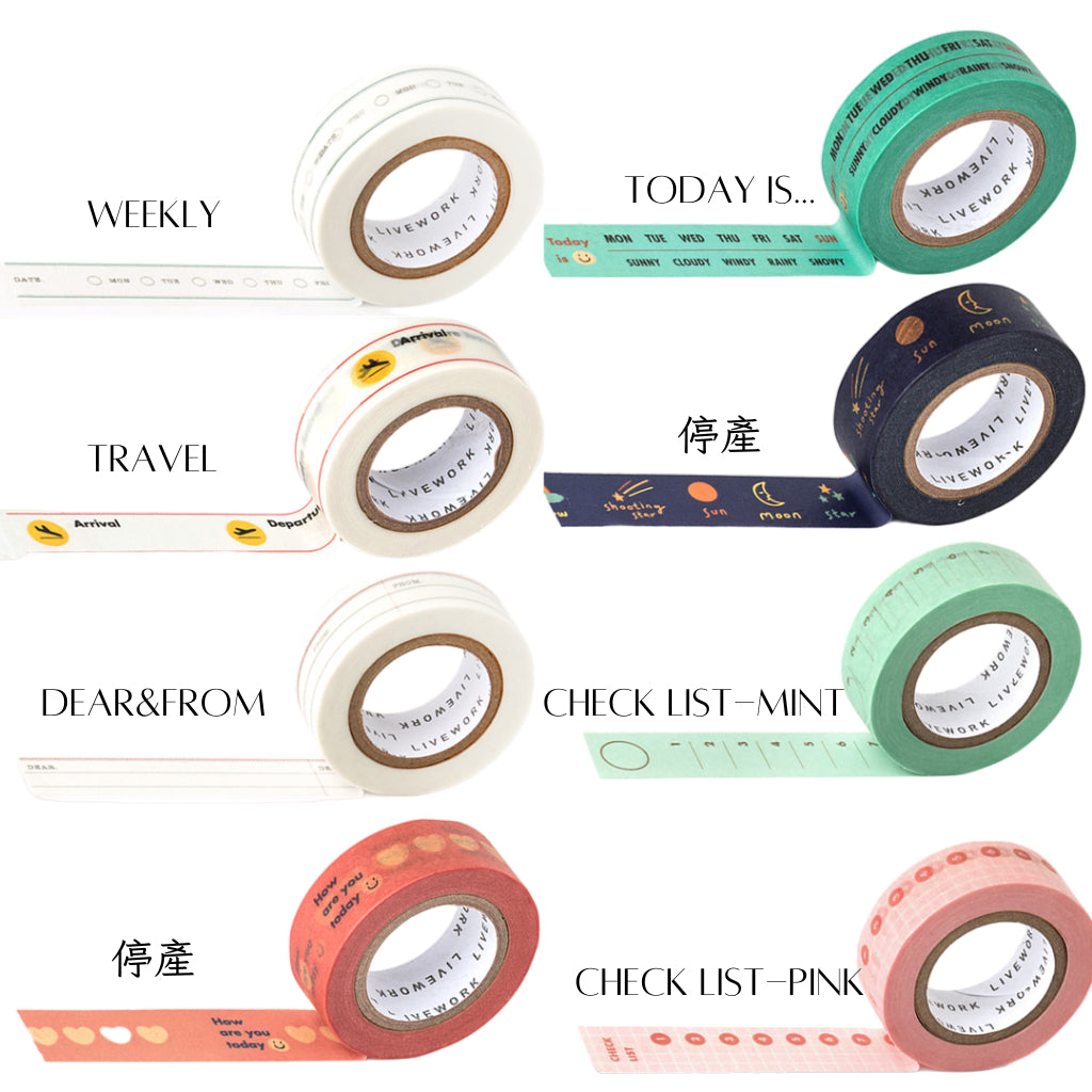 10X10 韓國文具｜紙膠帶 迪士尼 版夾 貼紙 手帳