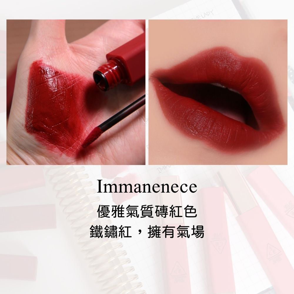 3CE 霧面唇釉 唇膏