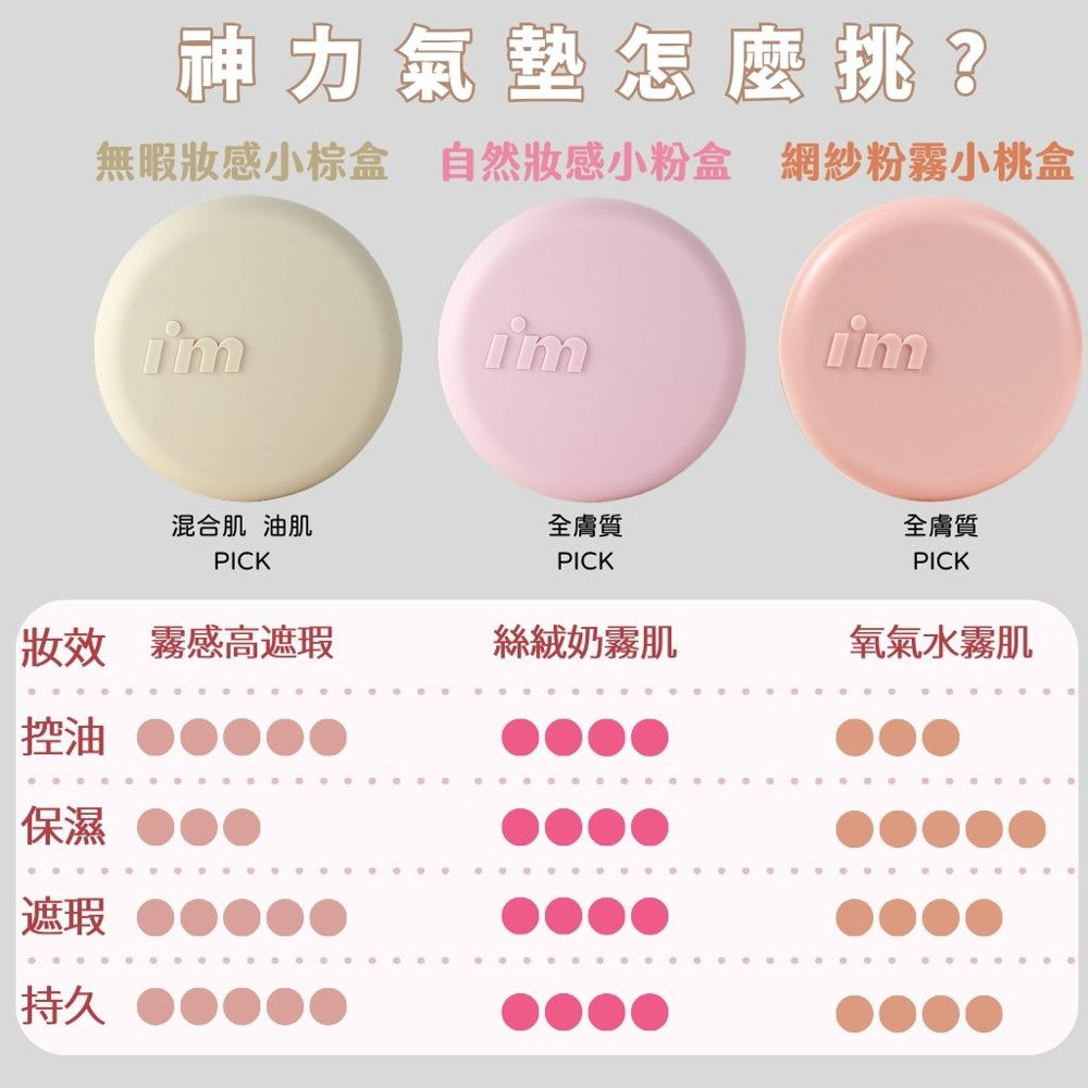 i'm meme  氣墊粉餅 遮瑕 絲絨 水光 我愛系列氣墊粉餅  特霧氣墊粉餅 馬卡龍氣墊粉餅 韓國 庶務客