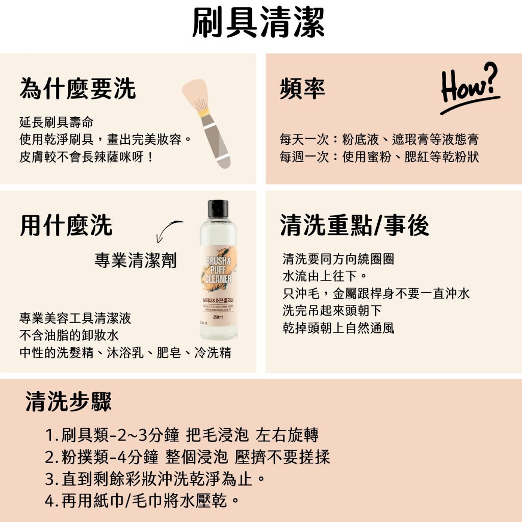DAISO KR 韓國大創 刷具粉撲清潔液 清潔劑 刷具清潔 粉撲清潔 韓國 庶務客
