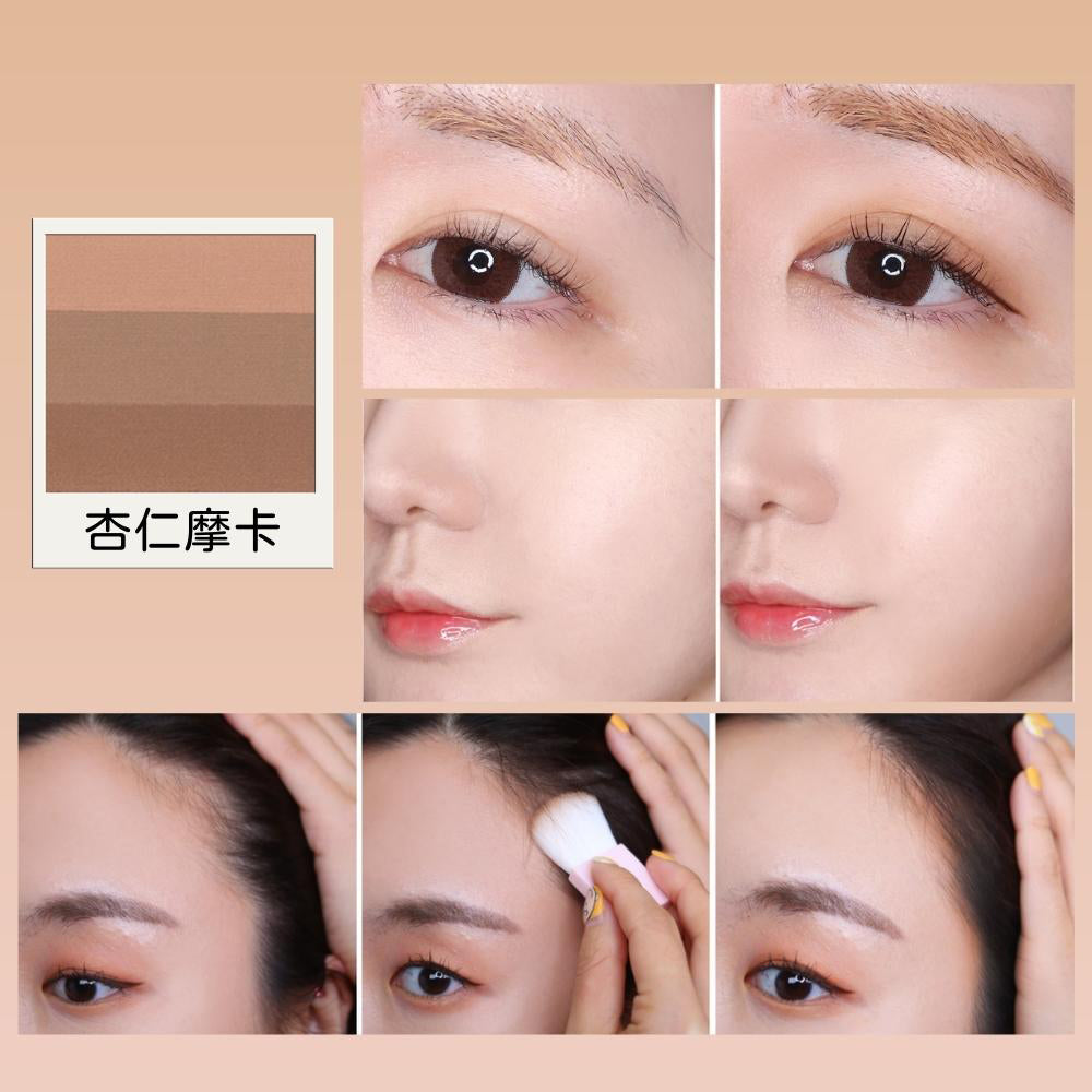 16 BRAND 三色修容餅 修容