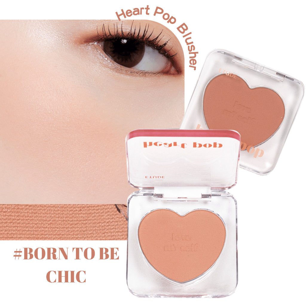 ETUDE 愛戀頰心光感腮紅 腮紅 霧面腮紅 愛心腮紅 單色腮紅 霧面柔光 珠光 韓國 庶務客