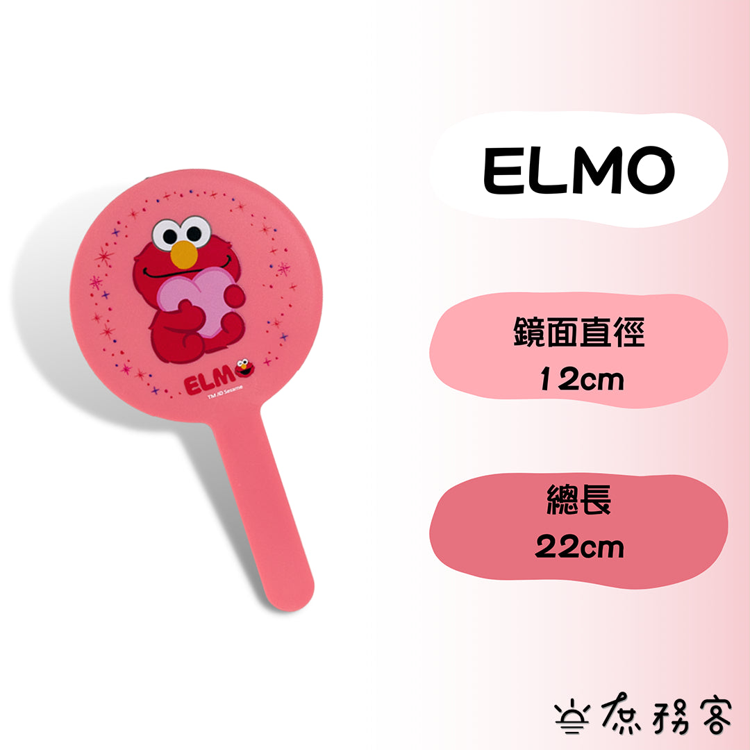DAISO 韓國大創 芝麻街鏡子 化妝鏡 隨身鏡 圓鏡  旅行必備 掌心鏡 餅乾怪獸 大鳥 ELMO 韓國 庶務客