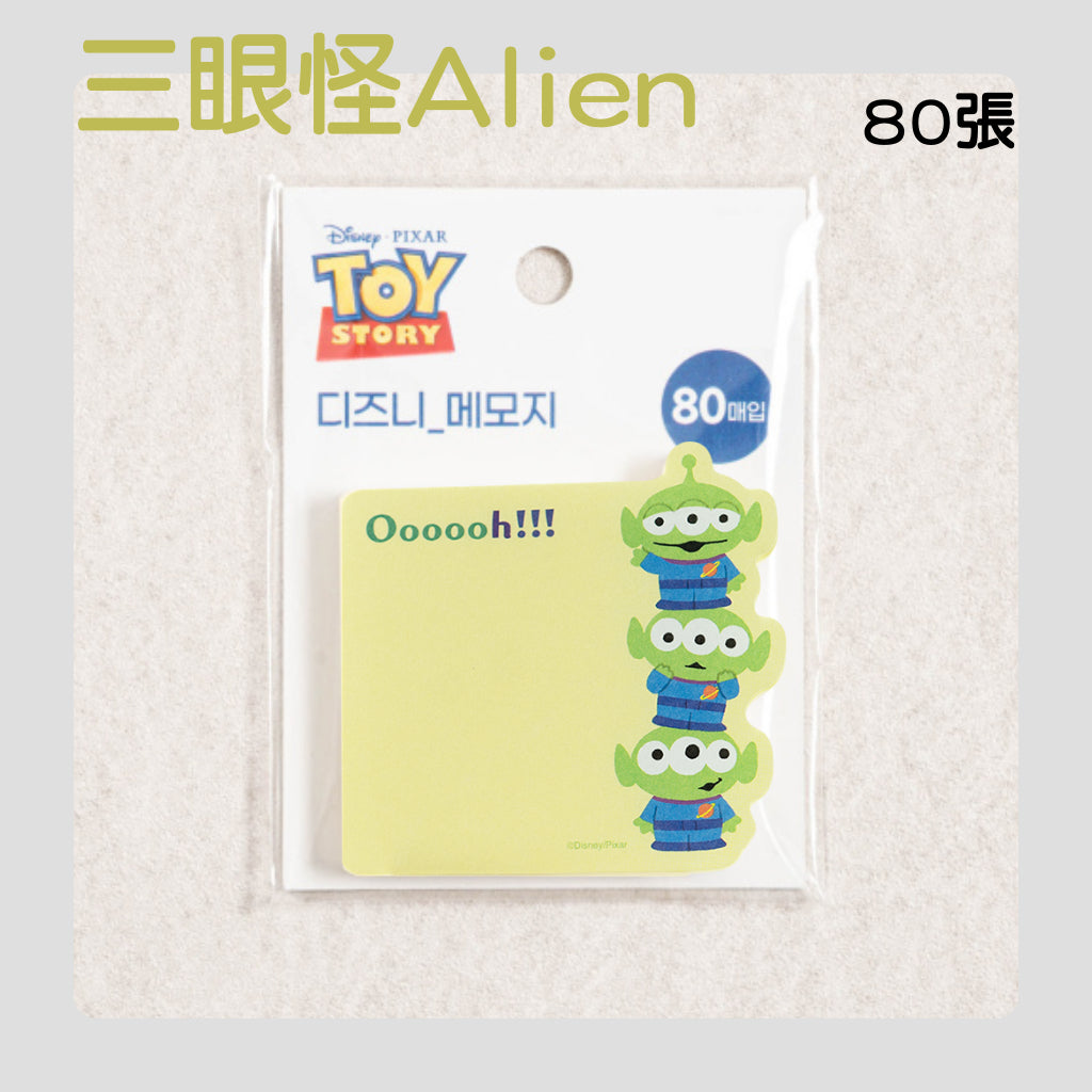 DAISO 韓國大創 便利貼 三眼怪 抱抱龍 旅行 飛行紀錄 文創 玩具總動員 送禮 禮物 學生 韓國 庶務客